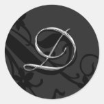 Autocollant de joint d'enveloppe de mariage de let
