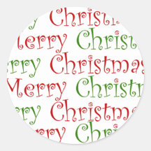 Autocollant de Joyeux Noël