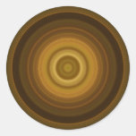 Autocollant de kaléidoscope de café