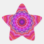Autocollant de kaléidoscope de mosaïque