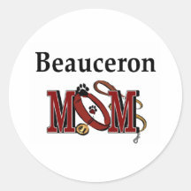 Autocollant de maman de Beauceron