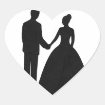 Autocollant de mariage