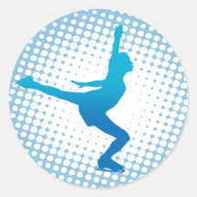 Autocollant de patinage artistique