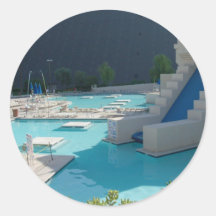 autocollant de piscine