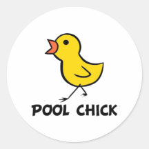 Autocollant de poussin de piscine