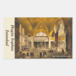 Autocollant de rectangle de Hagia Sophia