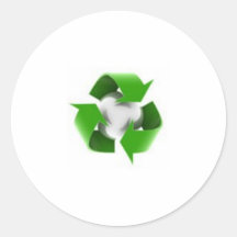 autocollant de recycl