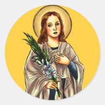 Autocollant de St Maria Goretti