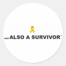 Autocollant de survivant de Cancer d'enfance