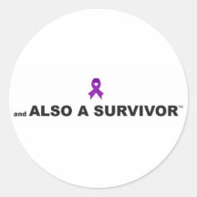 Autocollant de survivant de Cancer pancréatique