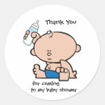 Autocollant d'étiquette de cadeau de baby shower d
