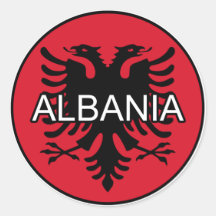 Autocollant d'euro de l'Albanie