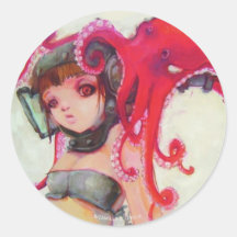 Autocollant d'Octogirl