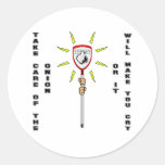 Autocollant d'oignon de gardien de but de lacrosse