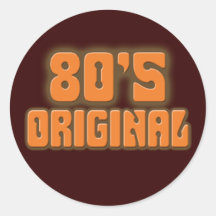 autocollant d'original des années 80