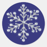 Autocollant en cristal de flocon de neige