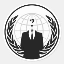 Autocollant international anonyme
