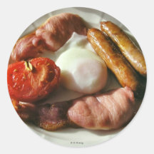 Autocollant irlandais de petit déjeuner