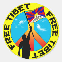 autocollant libre du Thibet