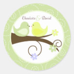 Autocollant (vert) tourbillonnant de faveur de cer