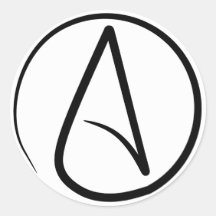 Autocollants athées de symbole