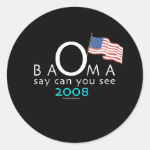 Autocollants de Barack Obama