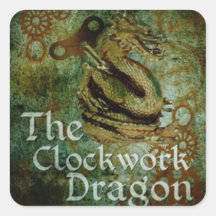 Autocollants de dragon de rouages