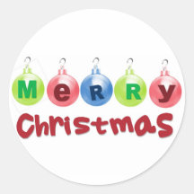 autocollants de Joyeux Noël