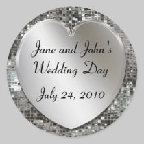Autocollants de mariage autocollants