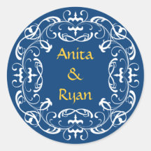 Autocollants de mariage - Romance