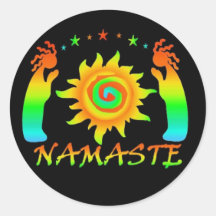 Autocollants de Namaste