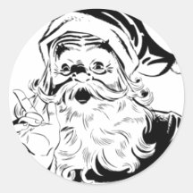 Autocollants de Père Noël
