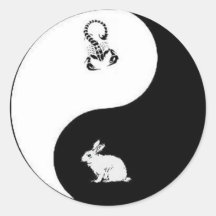 Autocollants de Yin Yang