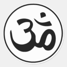 Autocollants de yoga de l'OM