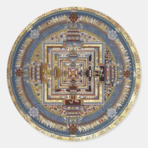 Autocollants du mandala B de Kalachakra