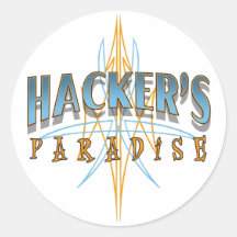 Autocollants du paradis du pirate informatique