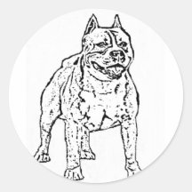 Autocollants du Staffordshire Terrier américain