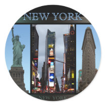 Autocollants frais de souvenir de New York d'autoc