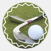 Autocollants jouants au golf