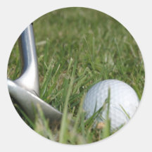 Autocollants jouants au golf de photo