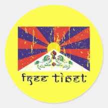 Autocollants libres du Thibet