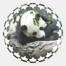 Autocollants mignons de panda
