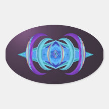 Autocollants pourpres en pastel de Dharma Astract