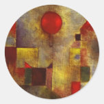 Autocollants rouges de ballon de Paul Klee
