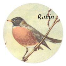 Autocollants vintages de Robin