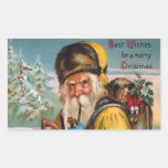 Autocollants vintages du père noël de Noël