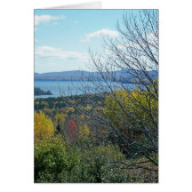 Automne au Maine Cartes De Vœux