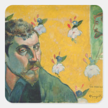 Autoportrait, Les Miserables, 1888 (huile sur la t Adhésifs