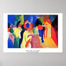 Avec une guêpe par Macke août Posters