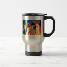 Avec une guêpe par Macke août Tasses